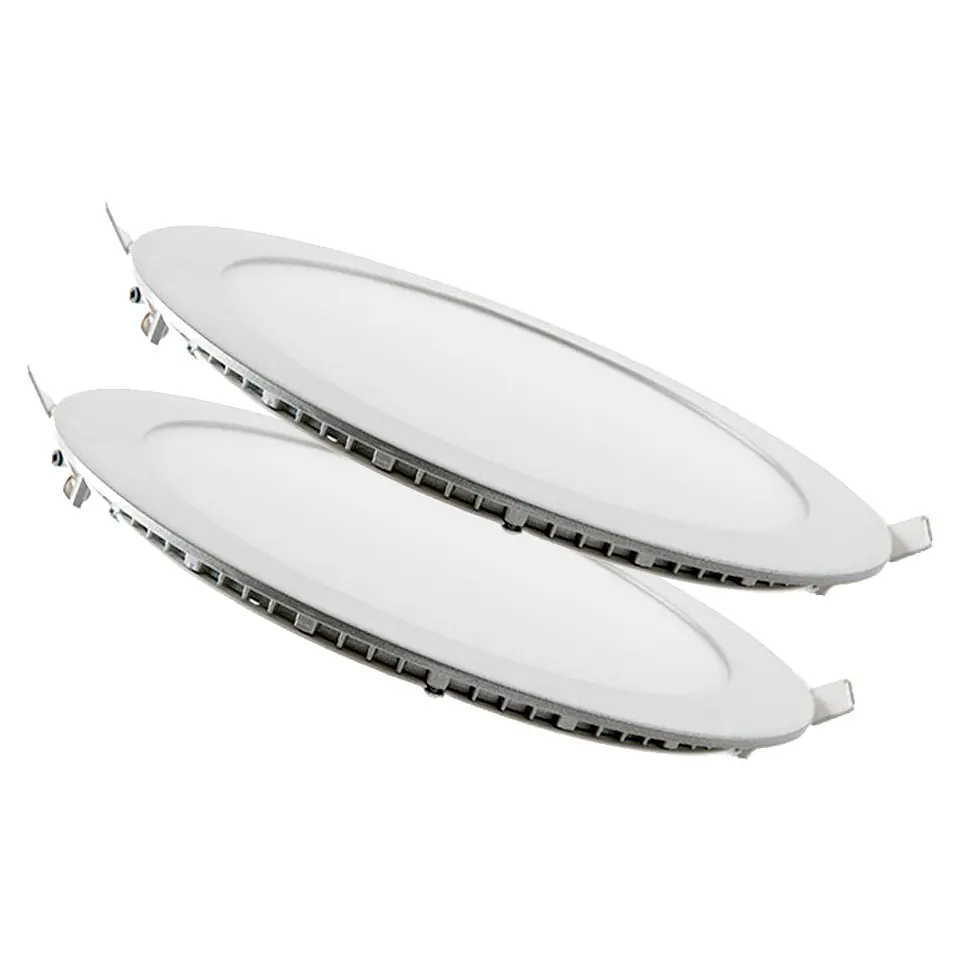 Pacote de 2 painÃ©is LED 20W 2000Lm 4200ÂºK Circular 40.000H [PE-1011P2-W] 3