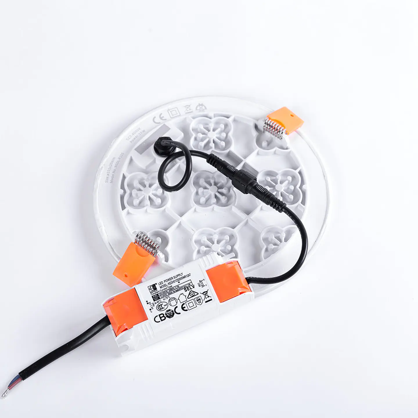 Placa LED 15W 1.106Lm 2700ÂºK Circular sem Moldura 40.000H [LUM-NSDL-R155-WW] 6