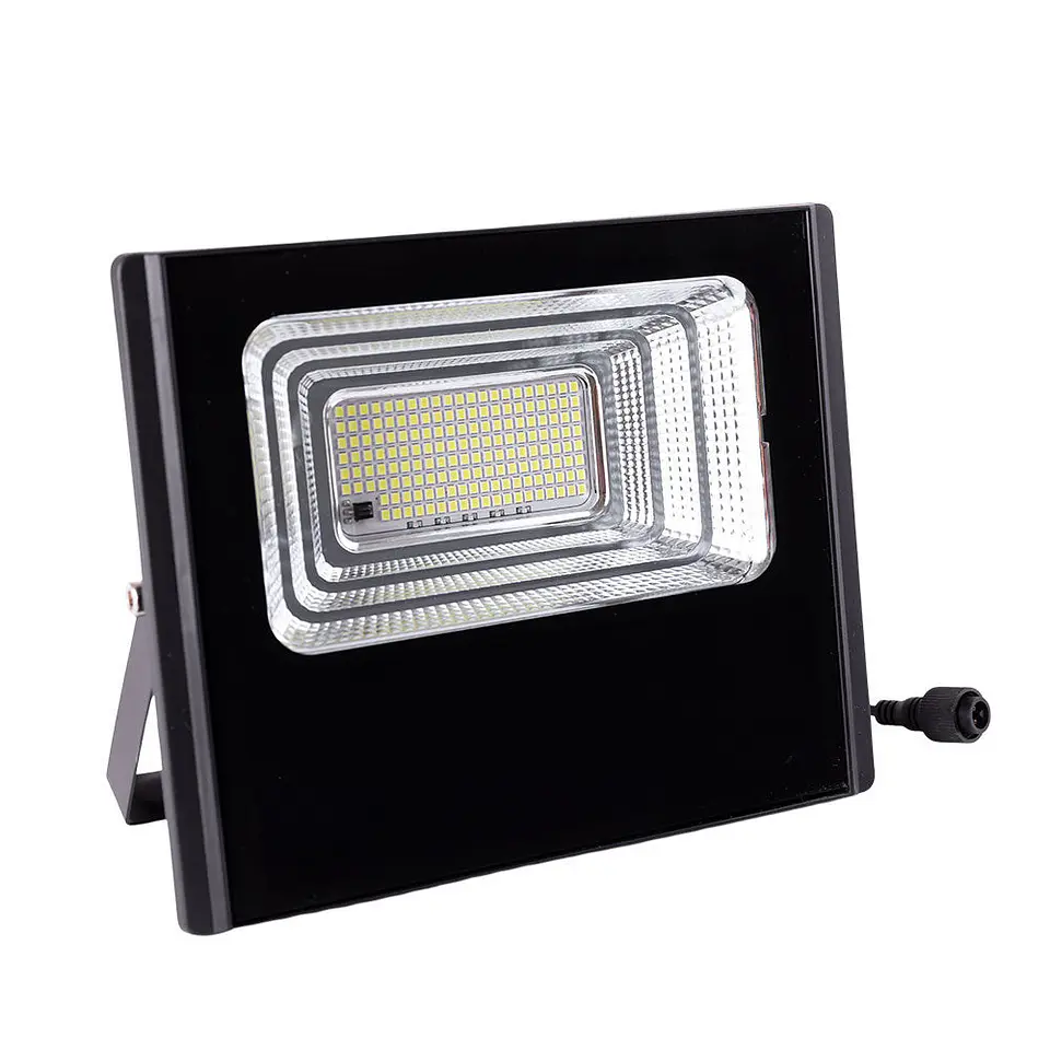 Holofote LED solar 45W 6500K Painel: Bateria 6V/6W: Controle remoto 3,2V/3000MaH [HO-SOLARFL-45W-01] 2