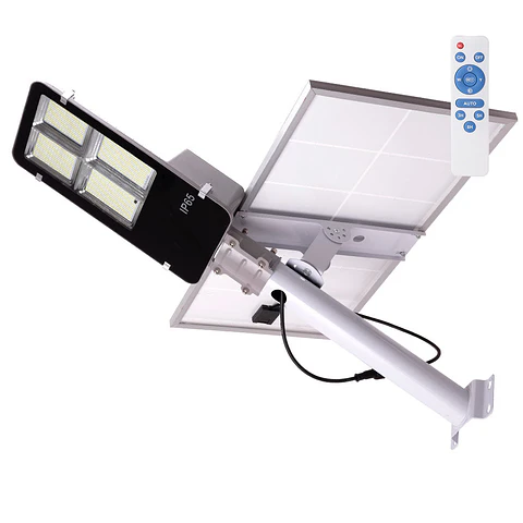 Iluminaçao Publica LED Solar-Controle Controlo Remoto- Regulavel- Painel: 6V 300W Bateria: 3,2V 30000Mah [Ho-Far-Sol-300W-Cw]