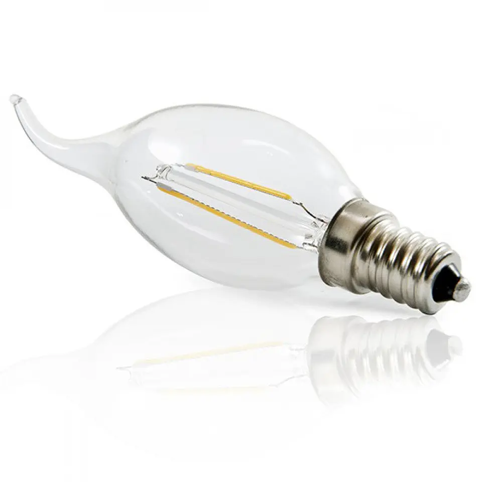 LÃ¢mpada LED E14 4W 288Lm 2700ÂºK Filamento 40.000H [JTX-J14DHB22-WW] 3