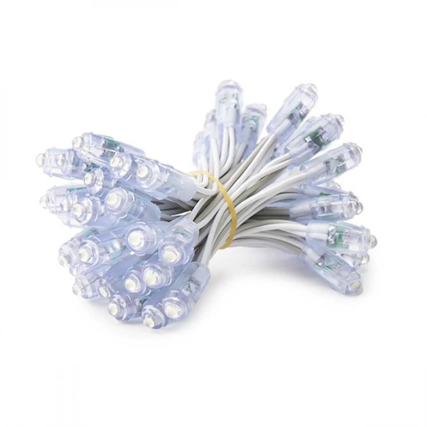 Pixel LED 0,1W 1,7Lm 4200ÂºK 9Mm 5V Epistar (String 50 Unidades) Branco 50.000H [DE-PIX-9-W] 1