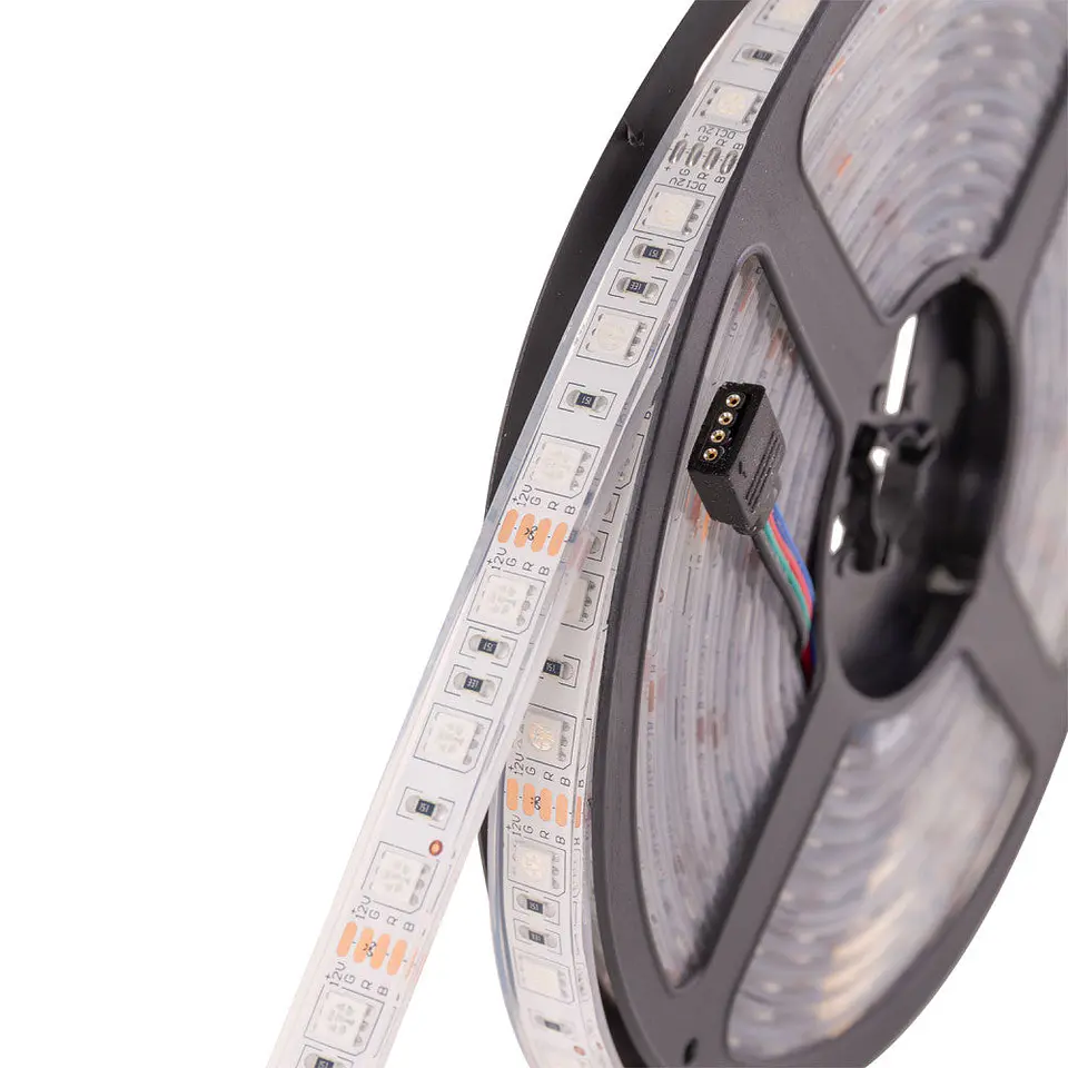 Faixa de 60 LEDs 72W 4.000Lm SMD5050 12VDC IP68 RGB SubmersÃ­vel x5M 40.000H [CA-5050-12V-IP68-RGB]-RGB 6