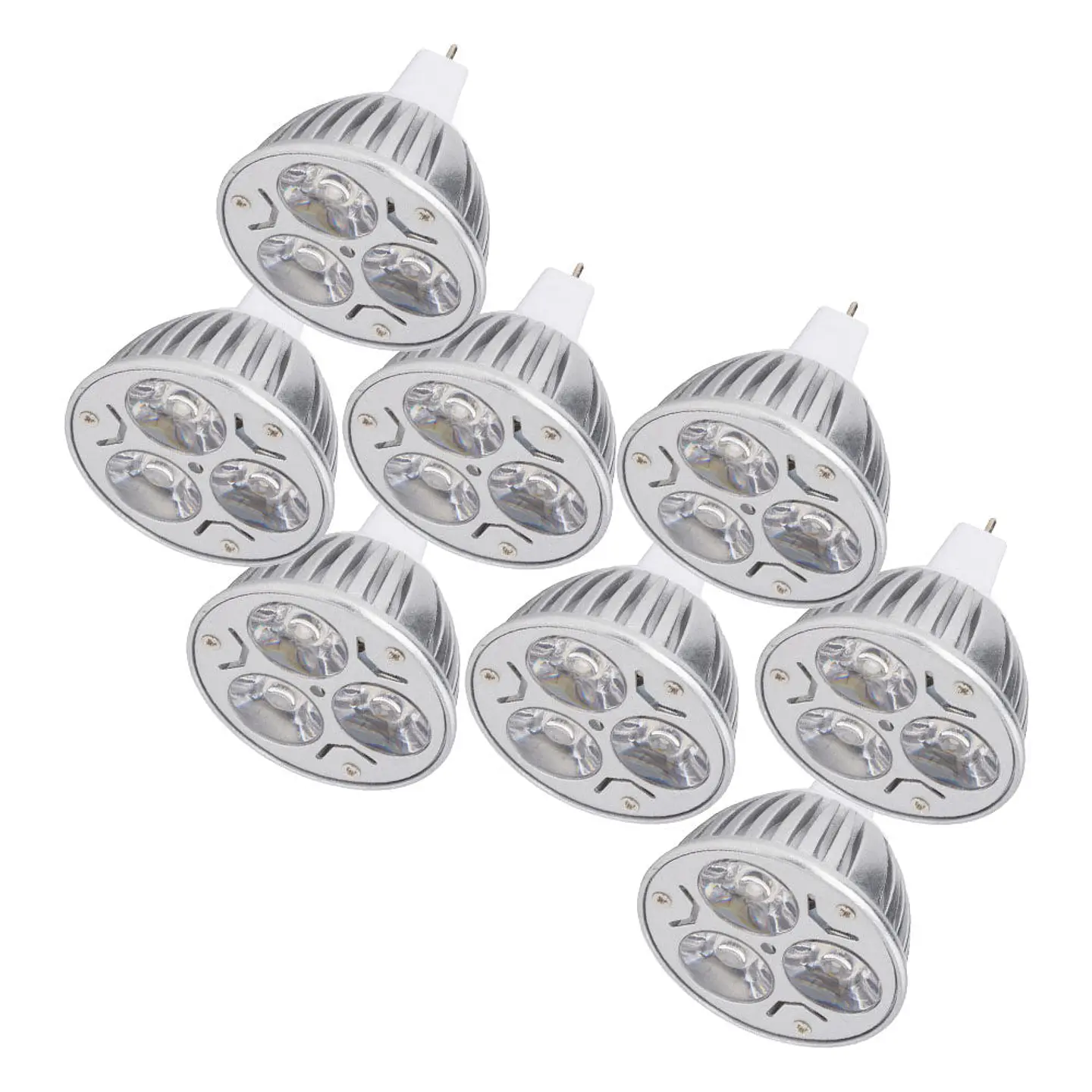 Pacote de 8 LÃ¢mpadas LED GU5.3 6W 515Lm 3000ÂºK 40.000H [CA-MR16-9W-WW-PK8-AP] 3