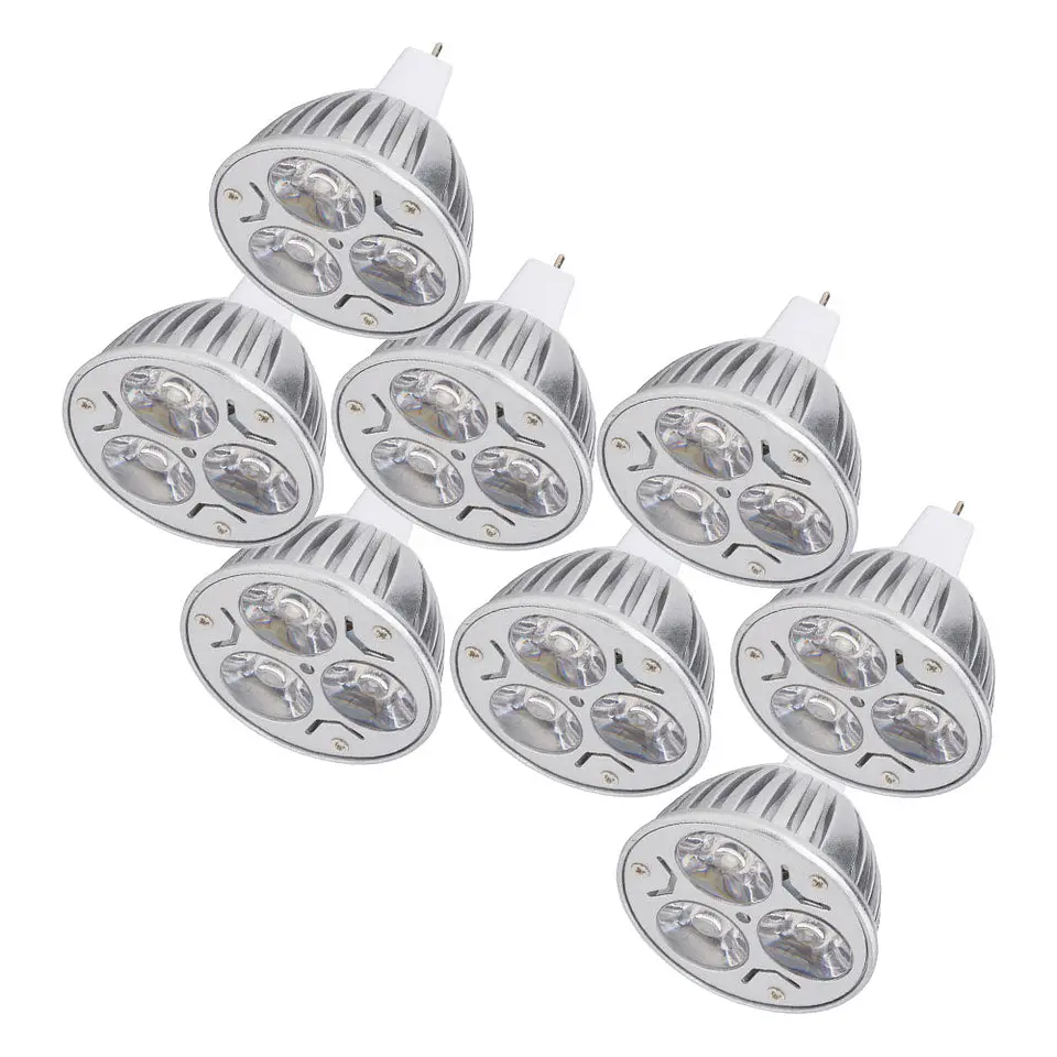 Pacote de 8 LÃ¢mpadas LED GU5.3 6W 515Lm 3000ÂºK 40.000H [CA-MR16-9W-WW-PK8-AP] 3