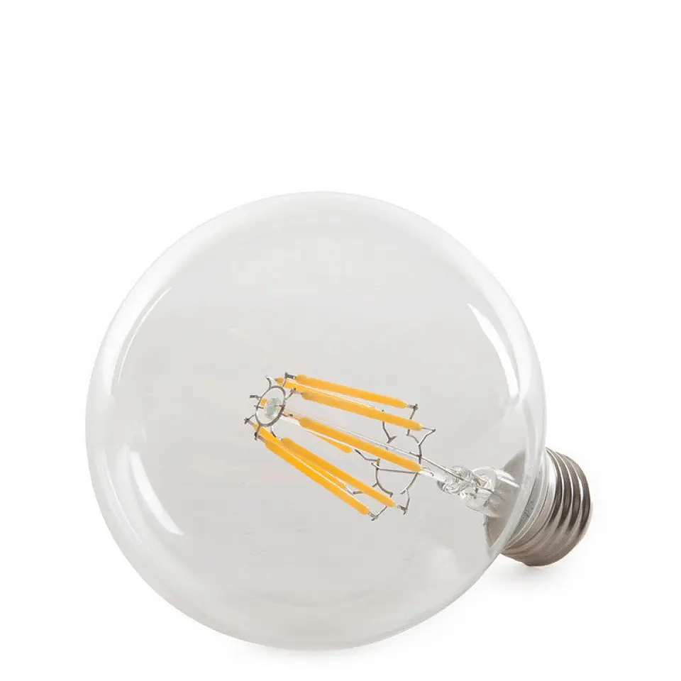 LÃ¢mpada LED E27 8W 576Lm 2000ÂºK Filamento G95 40.000H [HO-LF-G95-E27-8W-WW] 2