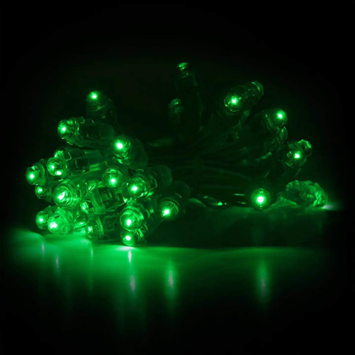 Pixel LED 0,1W 2Lm 12Mm 5V Epistar (String 40 Unidades) Verde 50.000H [DE-PIX-12-G] 2