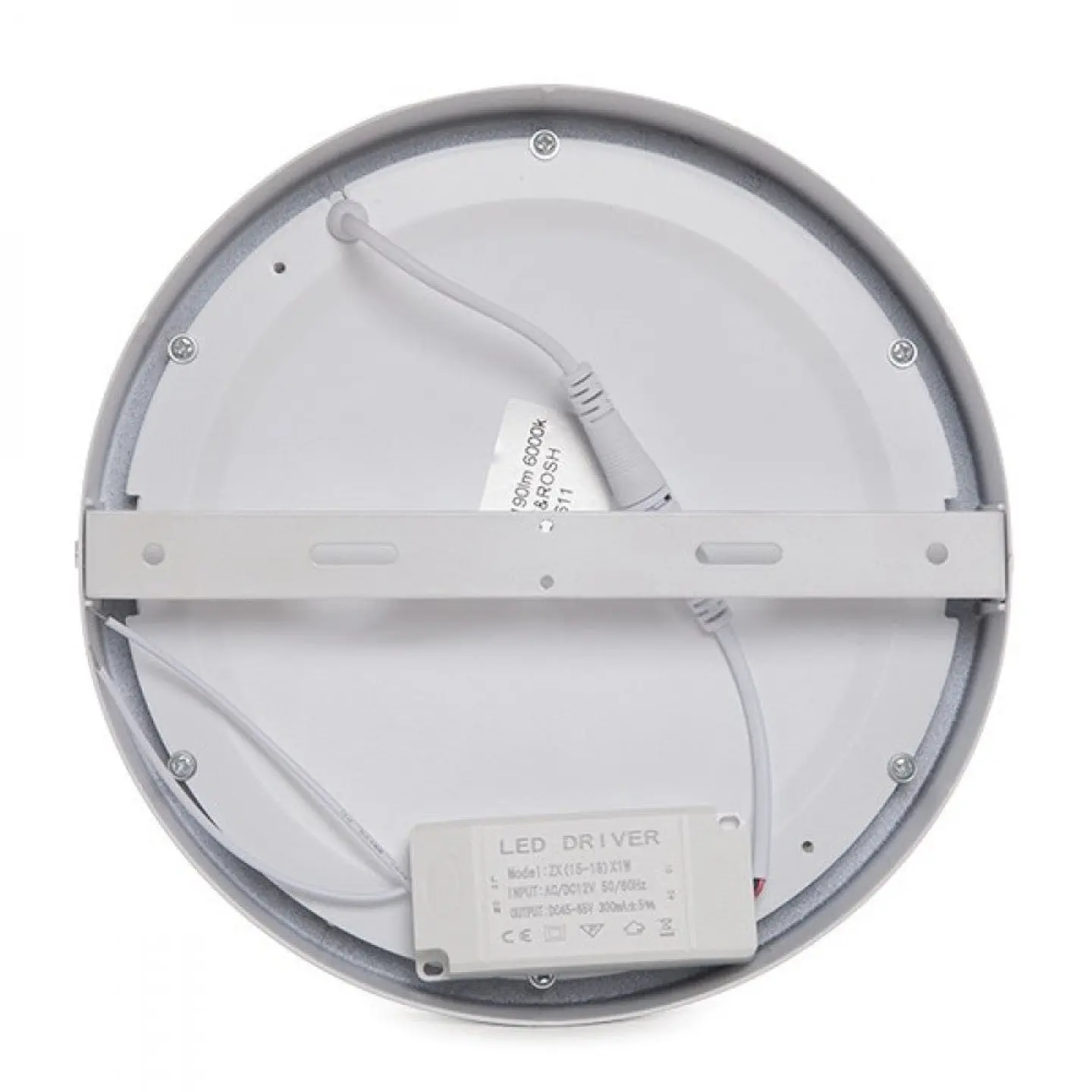 LuminÃ¡ria de teto LED 18W 1800Lm 6000ÂºK Circular 12VDC 40.000H [JL-JM18WR-12V-CW] 4