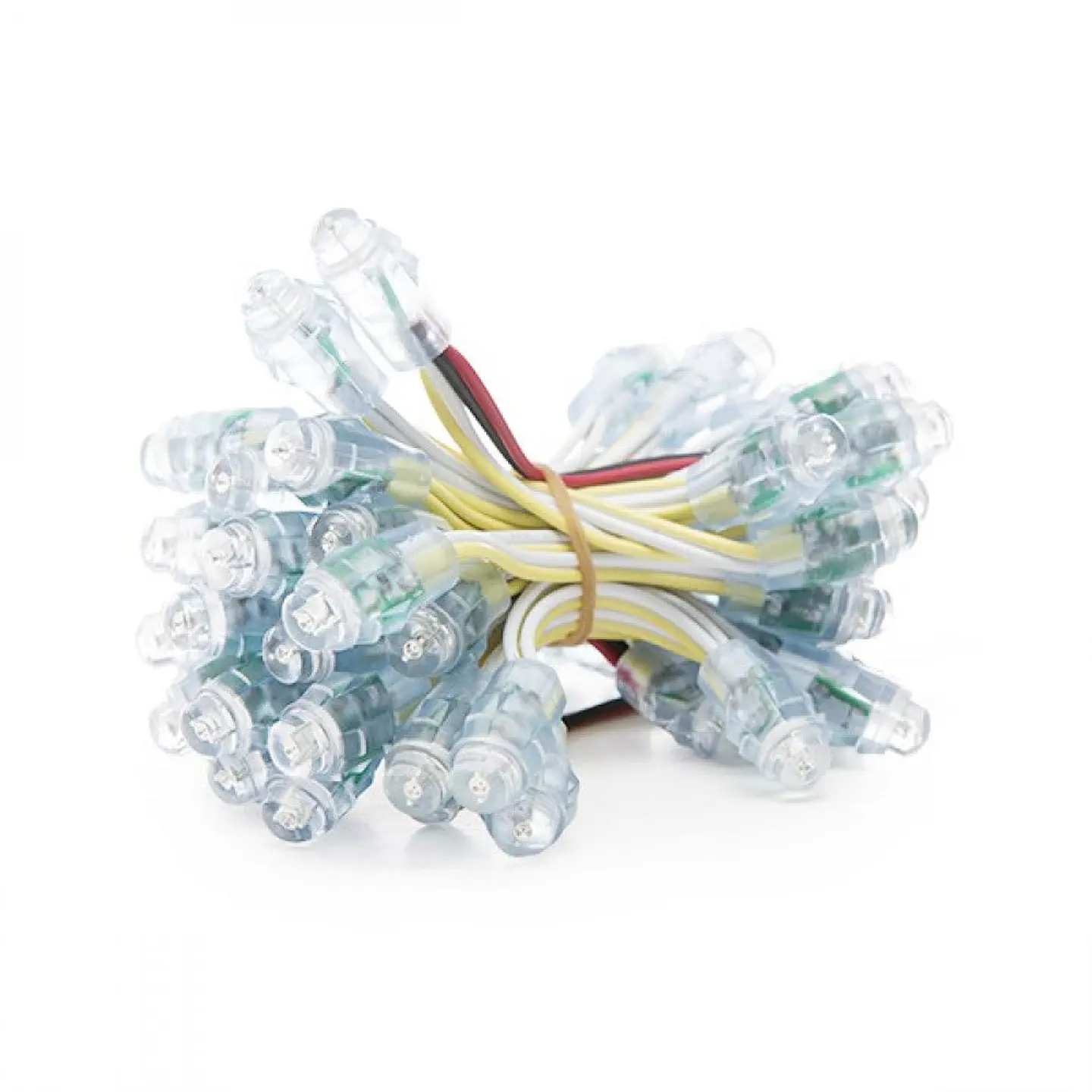 Pixel LED 0,1W 2Lm 12Mm 5V Epistar (String 50 Unidades) Amarelo 50.000H [DE-PIX-12-Y] 1