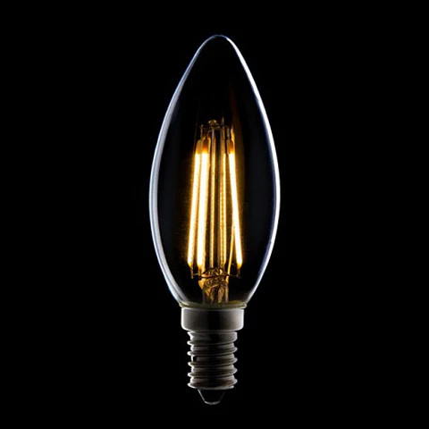 Lampada LED E14 4W 273Lm 2700ºK Filamento Personalizado Caso 40.000H [JTX-J14DHA42-WW-EP06]