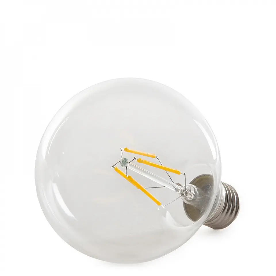 LÃ¢mpada LED E27 4W 288Lm 2000ÂºK Filamento G95 40.000H [HO-LF-G95-E27-4W-WW] 2