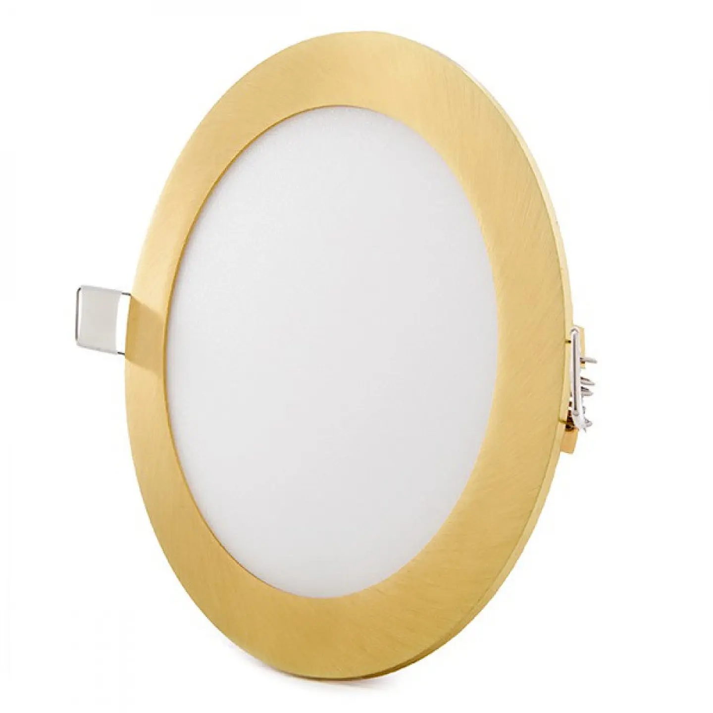 Painel LED 12W 1200Lm 2700ÂºK Circular Dourado 50.000H [GL-CL-R12N-G-WW] 3