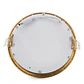 Painel LED 12W 1200Lm 2700ÂºK Circular Dourado 50.000H [GL-CL-R12N-G-WW] - Thumbnail 5