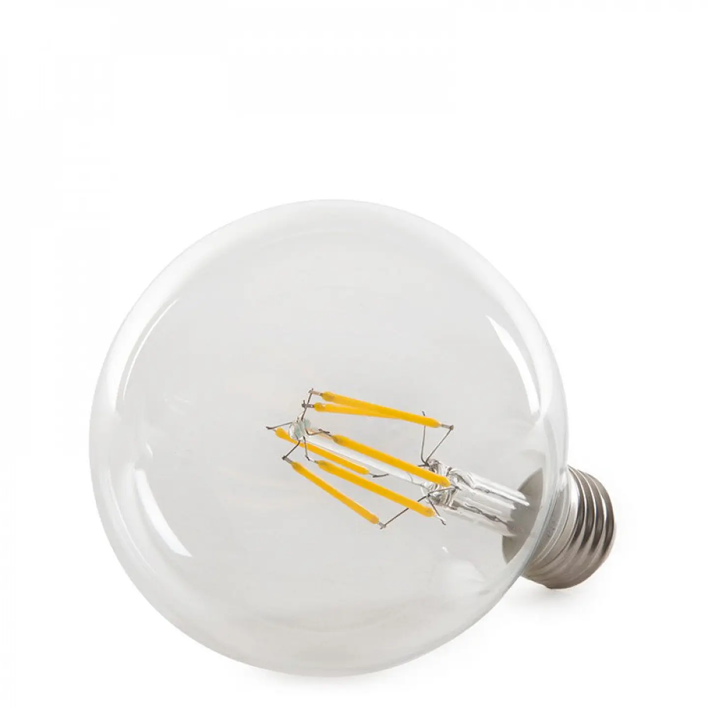 LÃ¢mpada LED E27 6W 432Lm 2000ÂºK Filamento G95 40.000H [HO-LF-G95-E27-6W-WW] 2