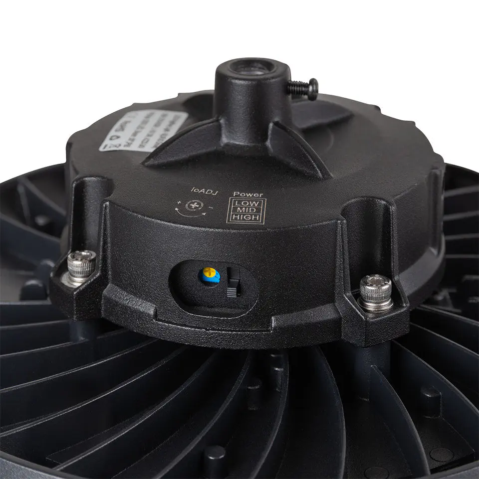 Campainha LED 100W (72W-96W-120W) 18000Lm Driver Lifud RegulÃ¡vel 1-10V Chip Philips CW 6000ÂºK 90Âº 4