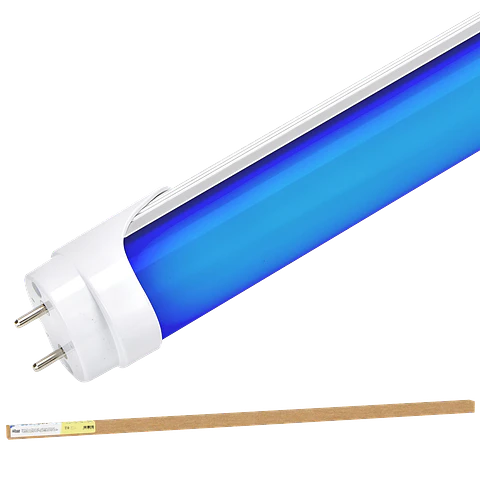 Tubo LED T8 18W 1.500Lm 120Cm Difusor Opala - Azul 40.000H [BX3-T8-1200-18W-BO]