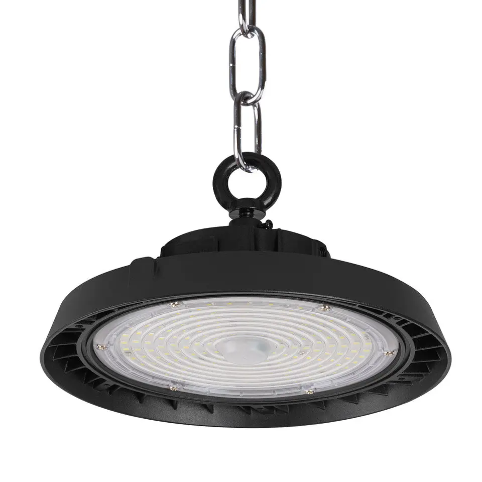 Campainha LED 100W (72W-96W-120W) 18000Lm Driver Lifud RegulÃ¡vel 1-10V Chip Philips CW 6000ÂºK 90Âº 8