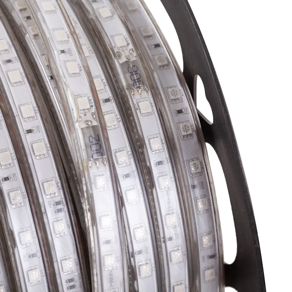 Faixa de 60 LEDs/M 10W SMD5050 220VAC IP65 RGB x1M 40.000H [HO-220-60-50-RGB] 4