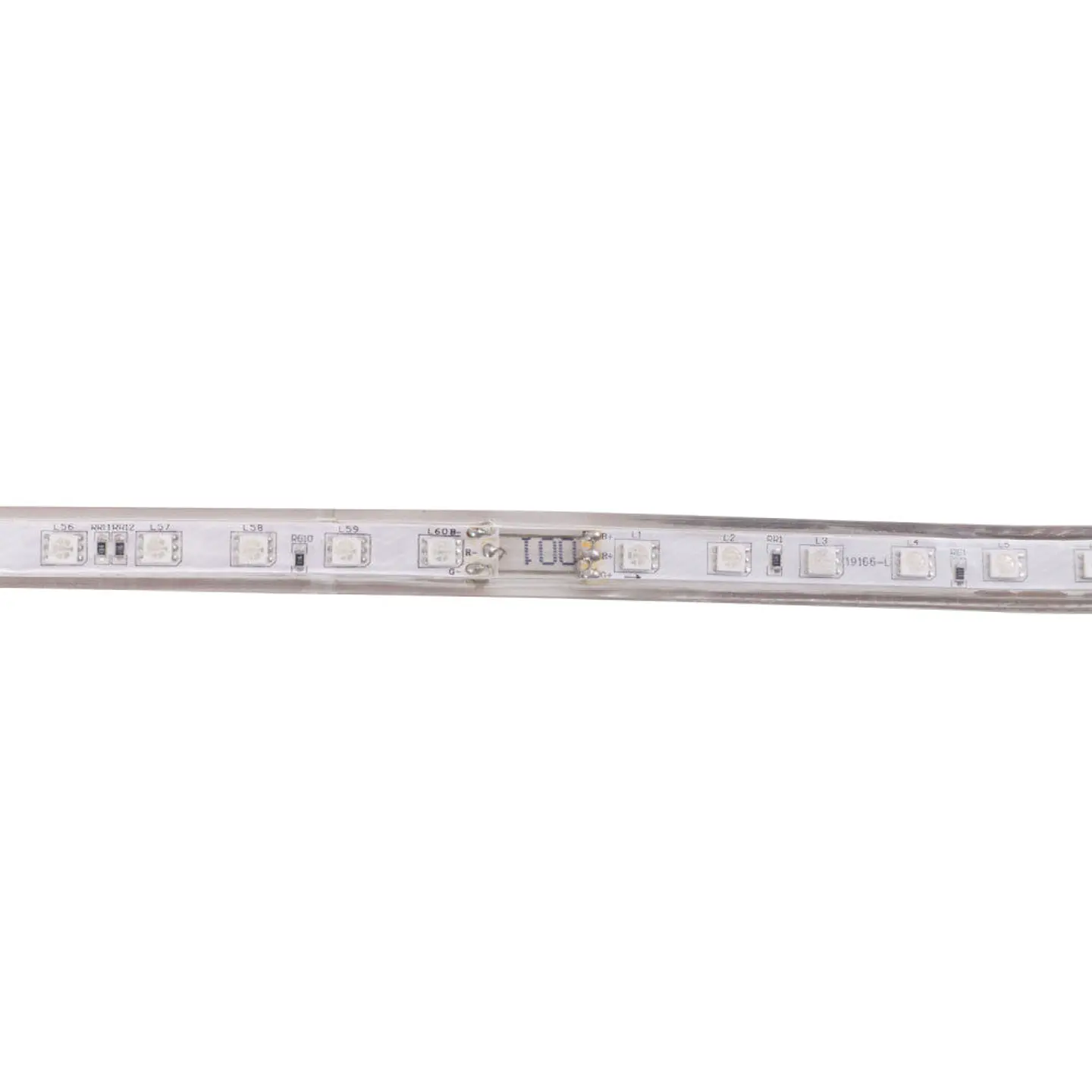 Faixa de 60 LEDs/M 10W SMD5050 220VAC IP65 RGB x1M 40.000H [HO-220-60-50-RGB] 5