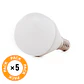 Pack 5 LÃ¢mpadas LED E14 5W 500Lm 2700ÂºK 40.000H [HO-P45-E14-5W-RC-WW-PK5-AP] - Thumbnail 2