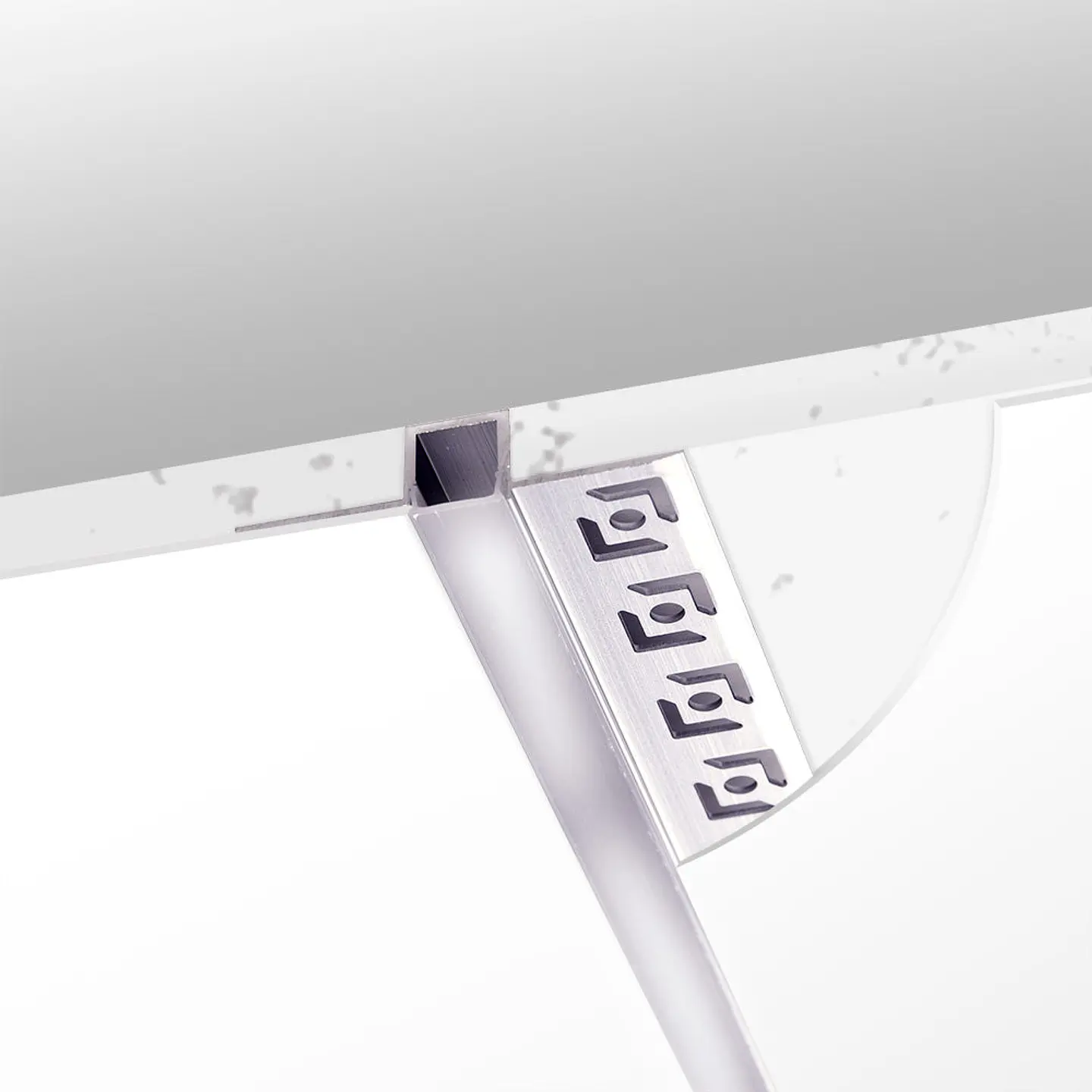 Perfil de AlumÃ­nio Para Recesso Escayola/PladurÂ Tira LED Led 9Mm - 1M 7