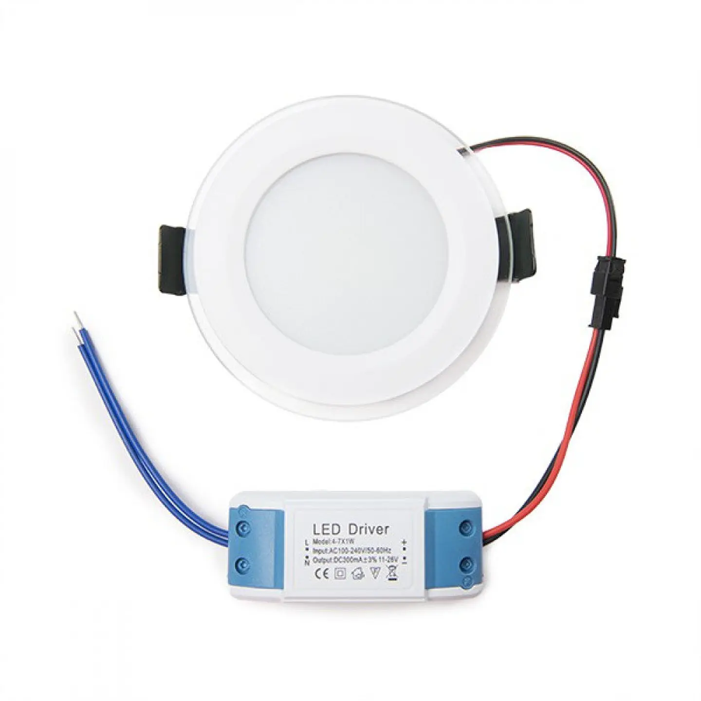 Downlight LED 6W 600Lm 6000ÂºK Vidro Circular Ã95Mm 40.000H [GR-MB01-6W-O-CW] 5