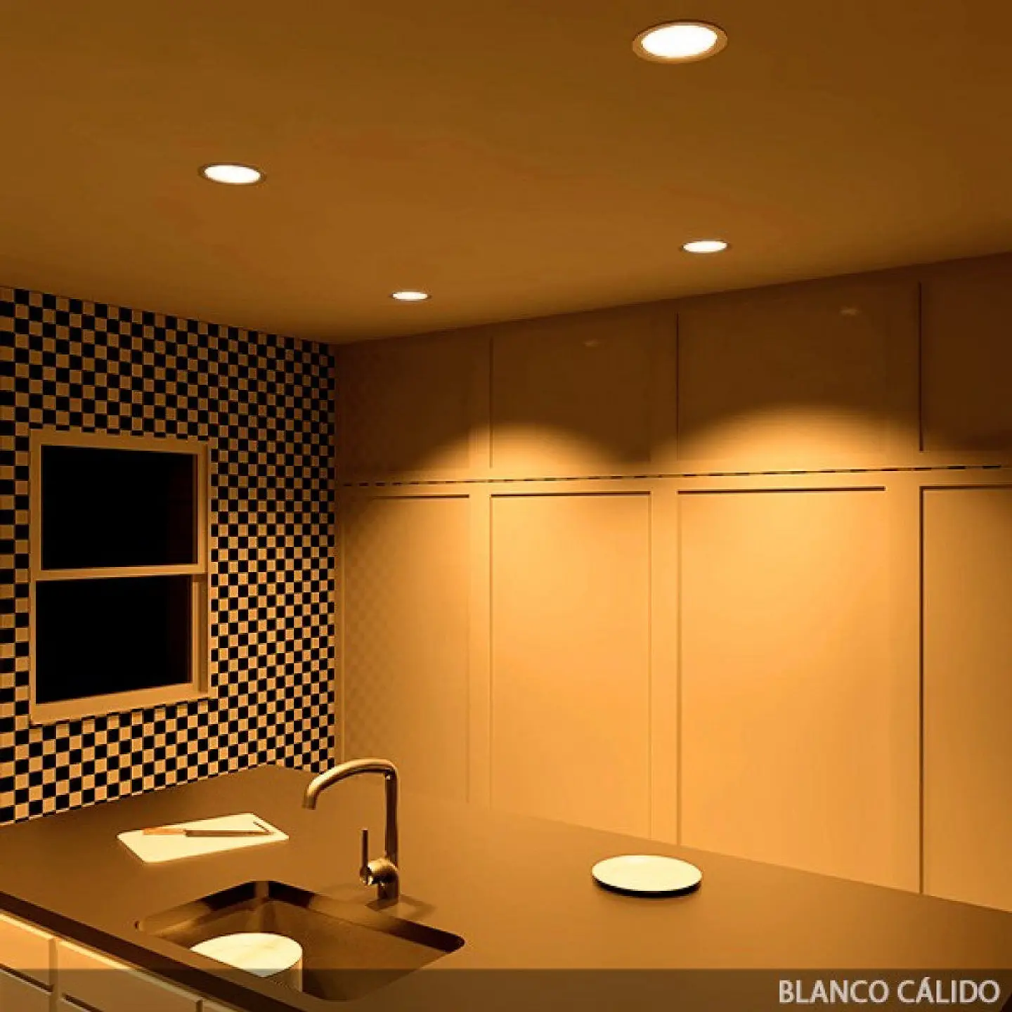 Foco Downlight LED 18W 1.620Lm 6000ÂºK IP65 Banheiros/Cozinhas 50.000H [SL-DLFS06-18W-CW] 8