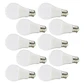 Pack de 10 LÃ¢mpadas LED EsfÃ©ricas AlumÃ­nio/PC E27 9W 810Lm 40.000H - Thumbnail 3