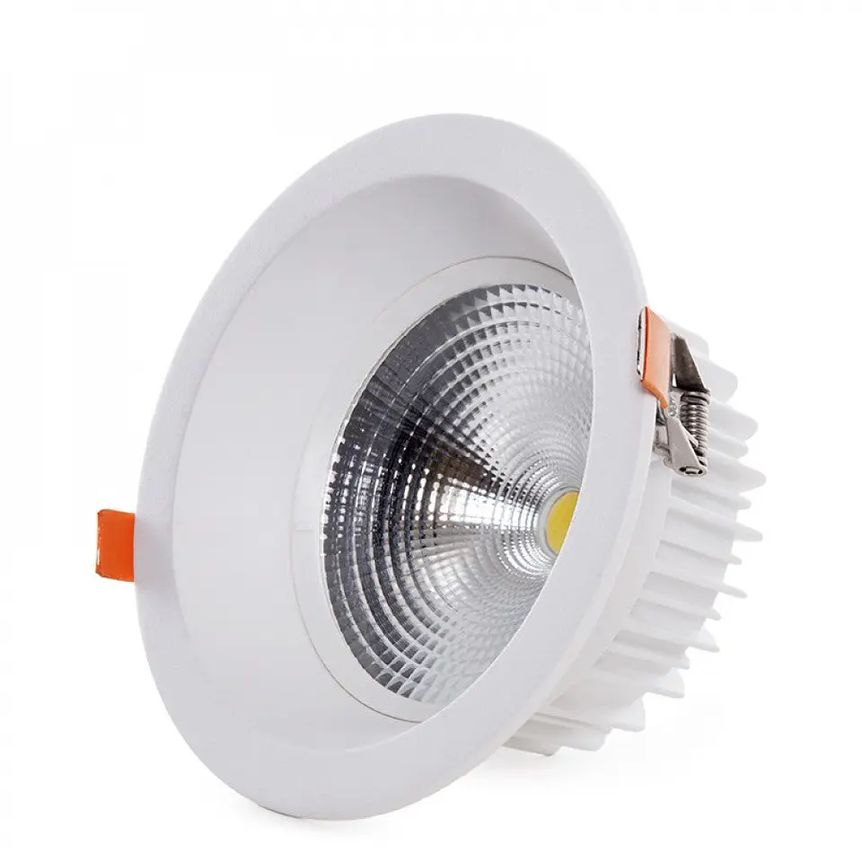 Foco Downlight Circular LED 15W 2100Lm 4200ÂºK Antirreflexo UGR19 40.000H [HO-DL-AD-COB-15W-W] 1