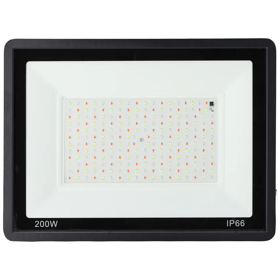 Holofote LED RGBW com controle remoto 200W [HO-ICRGBFL-200W] 2