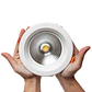 Foco Downlight Circular LED 15W 2100Lm 2700ÂºK Antirreflexo UGR19 40.000H [HO-DL-AD-COB-15W-WW] - Thumbnail 3