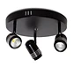 Aplique LED 27W 2.430Lm 6000ÂºK Arianna 40.000H [HO-3X9COB-WALLLIGHT-B-CW] - Thumbnail 1