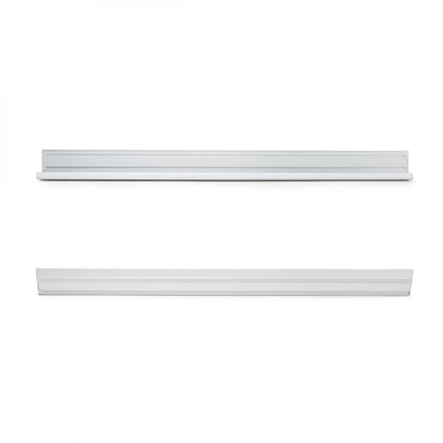 Perfil IluminaÃ§Ã£o Escadas - Borrachas Antiderrapantes - DifusorÂ Leitoso X 1M 5