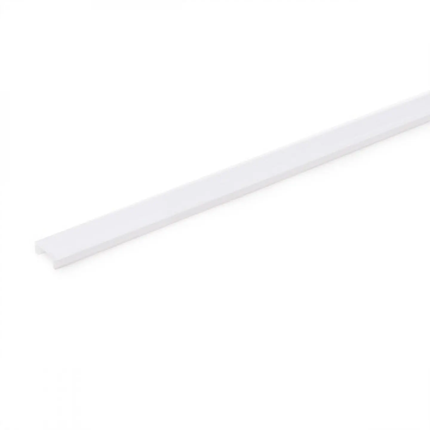 Perfil IluminaÃ§Ã£o Escadas - Borrachas Antiderrapantes - DifusorÂ Leitoso X 1M 7