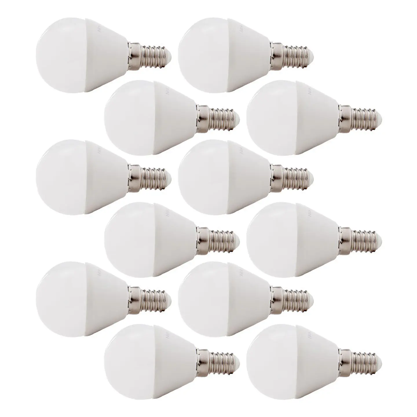 Pack de 10 LÃMPADAS LED 2835SMD E14 5W 410Lm 40.000H 3