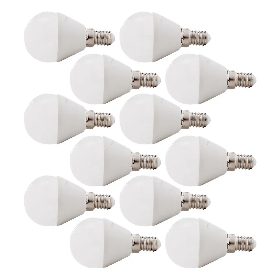 Pack de 10 LÃMPADAS LED 2835SMD E14 5W 410Lm 40.000H 3