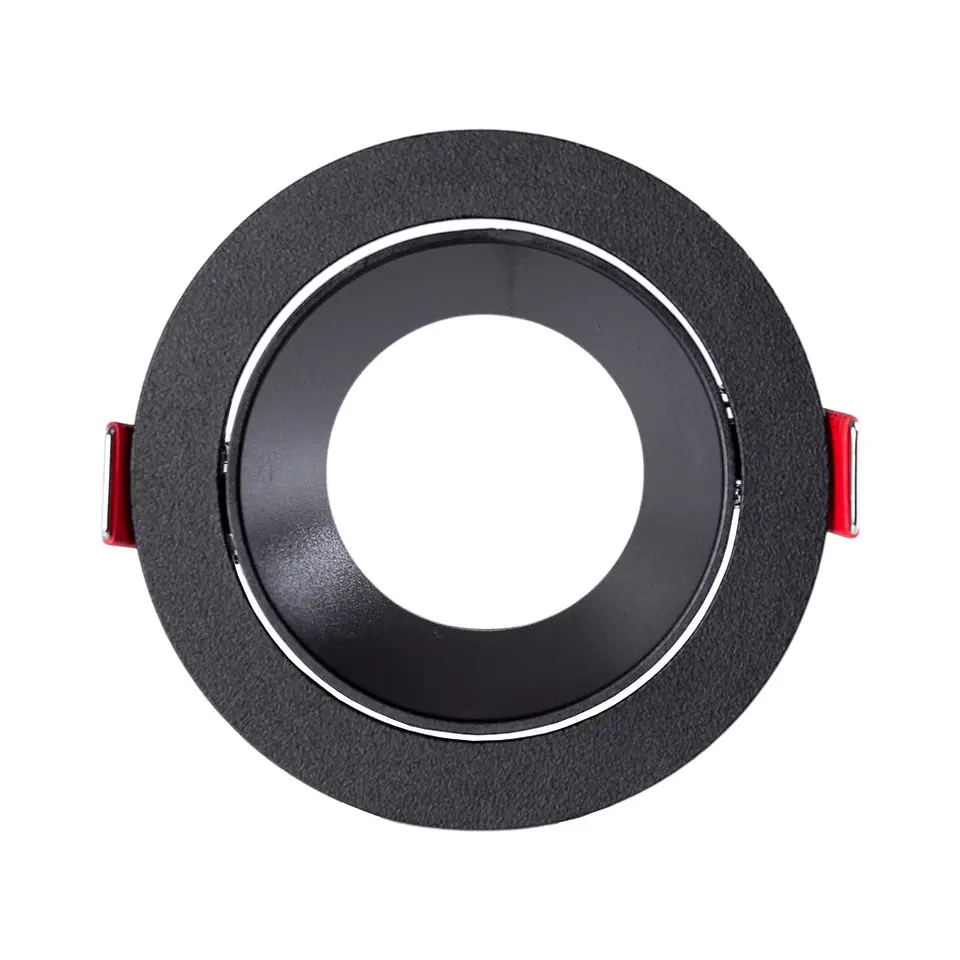 Downlight Circular Gu10 Sem Porta-LÃ¢mpada/LÃ¢mpada - Preto [Lum-Yc396A16] 4