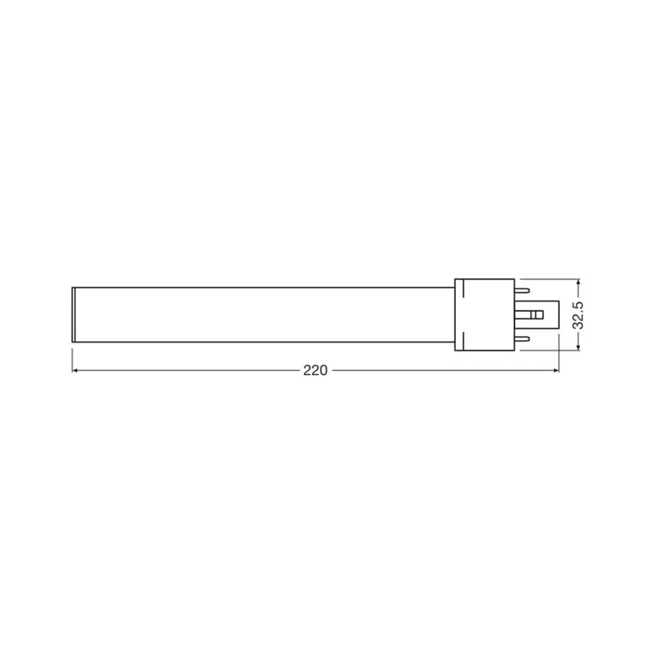 Ledvance/DULUX G23 LÃ¢mpada LED 6W 630Lm 3000K 120Âº IP20 3