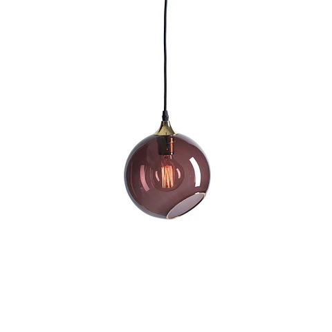 Lampada Pendurada "Ballroom Purple Rain" E27 Sem Lampada