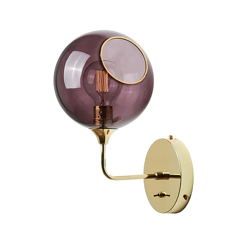 Luz De muroe "Ballroom Purple Rain" Ã370mm E27 Sem Lampada