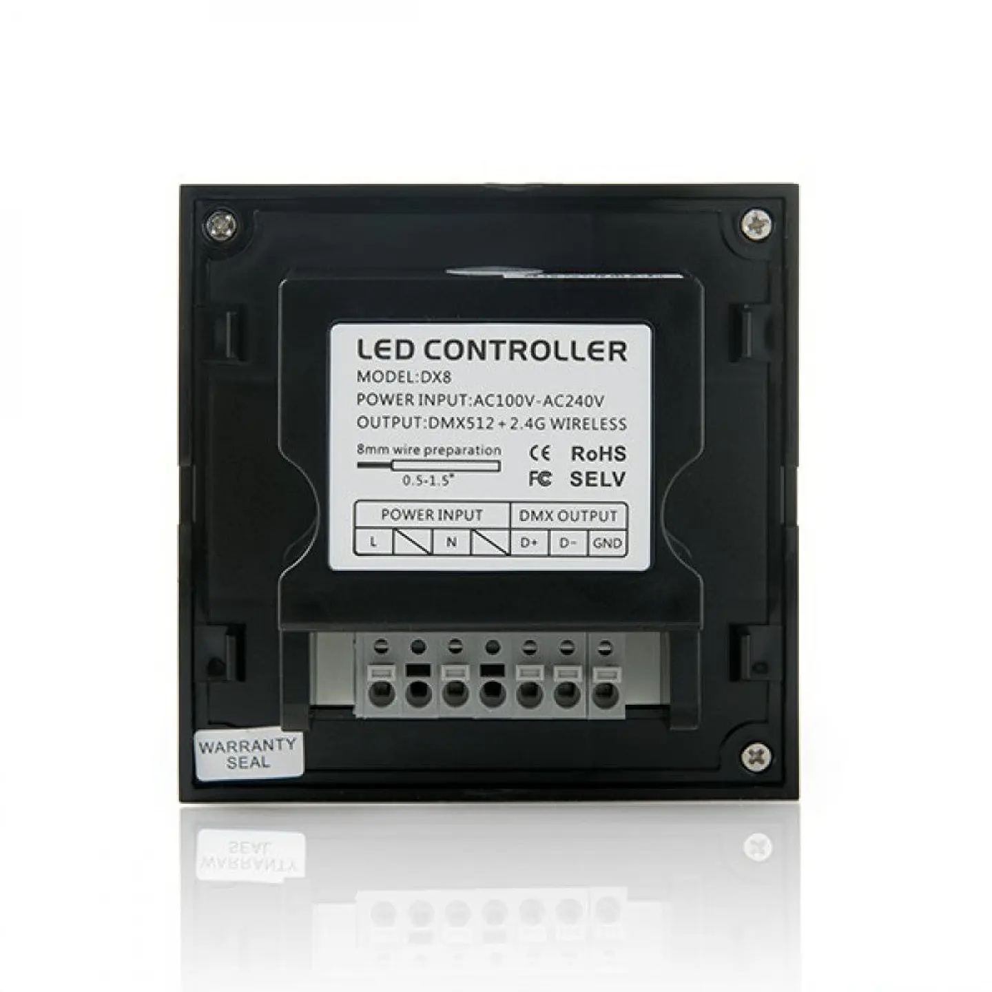 Controlador Rgwb TÃ¡til Controlo Controlo Remoto 4 Zonas Dmx512 3