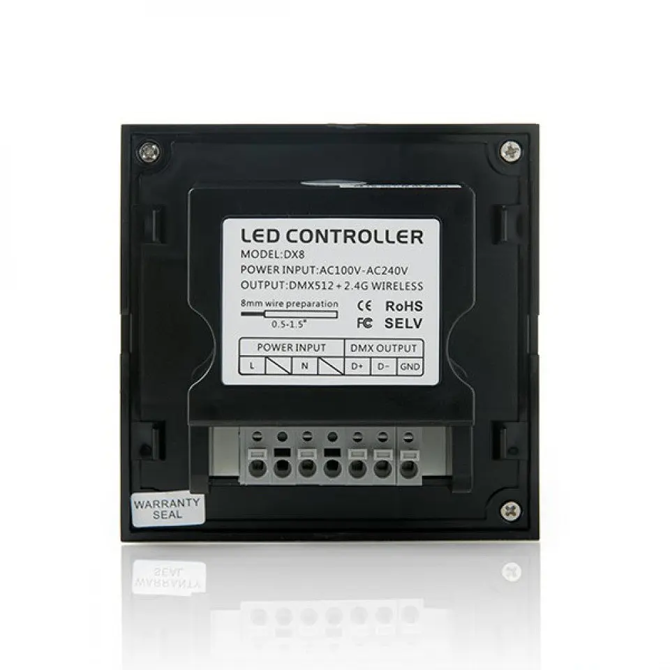 Controlador Rgwb TÃ¡til Controlo Controlo Remoto 4 Zonas Dmx512 3
