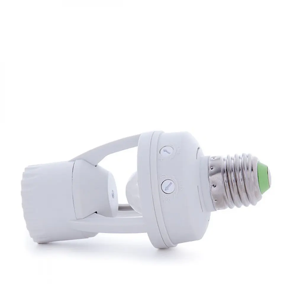 Adaptador E27 detector de Proximidade - Sensor CrepÃºsculo 2