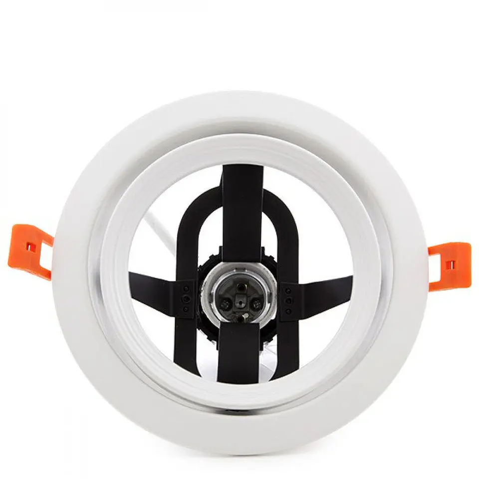 Anel Downlight Par 30 E27 (Sem LÃ¢mpada) Branco 3