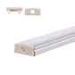 Perfil AlumÃ­nio Para AÂ Tira LED Led Difusor Transparente Lle-A1707-T X 2M - Thumbnail 2