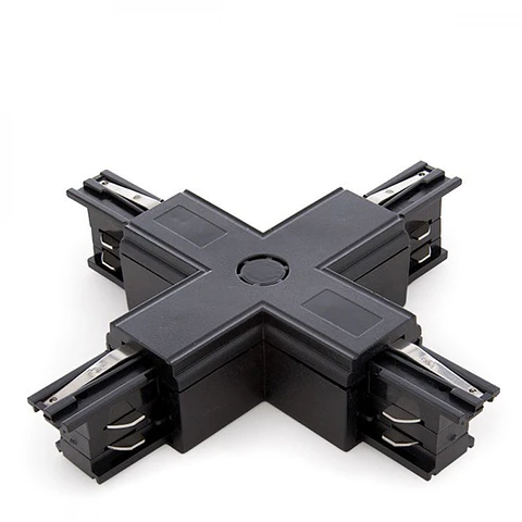 Conector Trilha de 3 Fases Preto