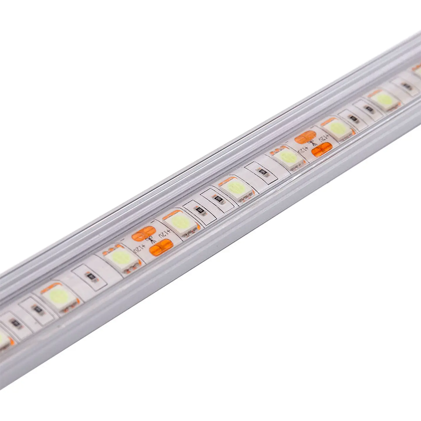 Perfil AlumÃ­nio Para AÂ Tira LED Led Difusor Transparente Lle-A1707-T X 2M 4