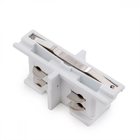Trilha de 3 Fases de Conector Em Linha Reta Branco