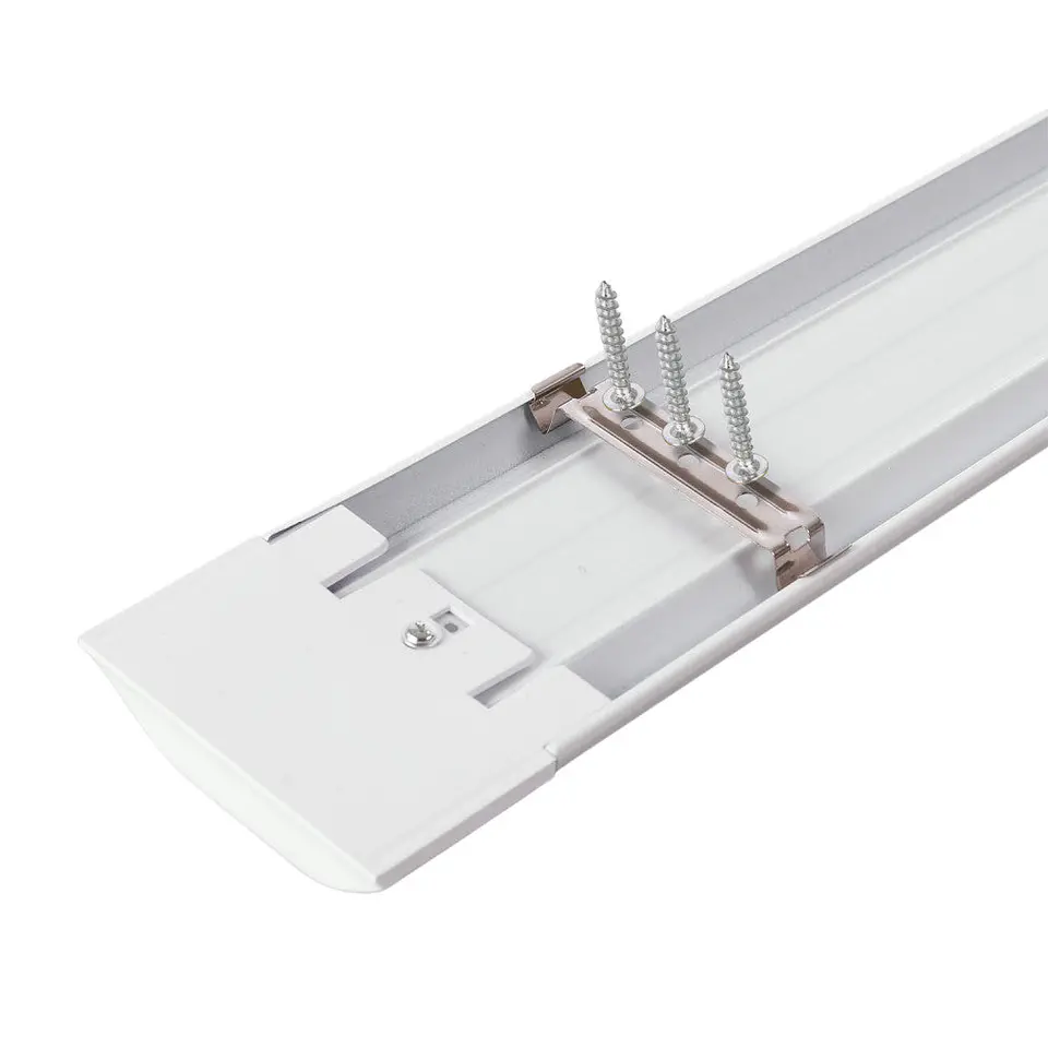 LuminÃ¡ria LED de SuperfÃ­cie Linear 50W 120Lm/W 6000Lm 6000ÂºK 150Cm 40.000H [HO-LLS-506000150-CW] 4