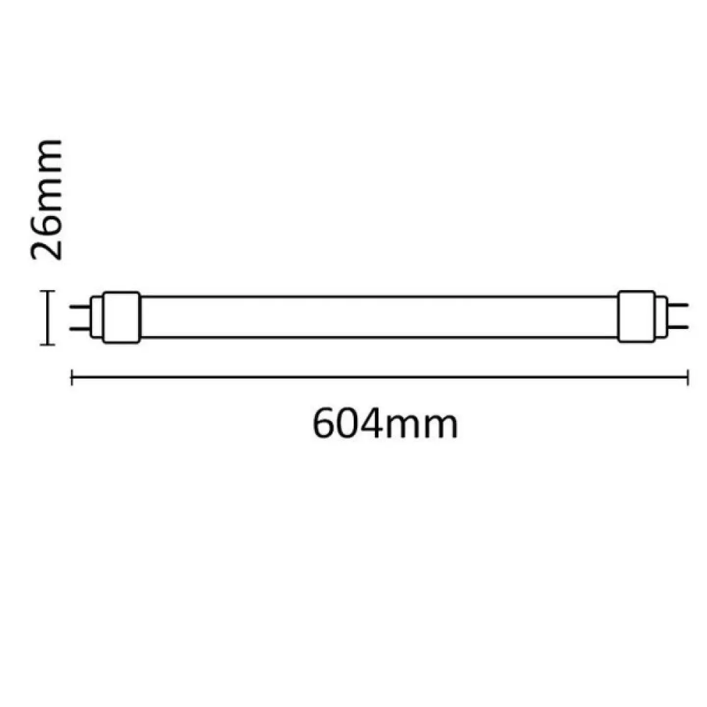 Tubo LED Asalite Vidro G13 9W 1260Lm 4000K IP20 [ASAL-0177] 3